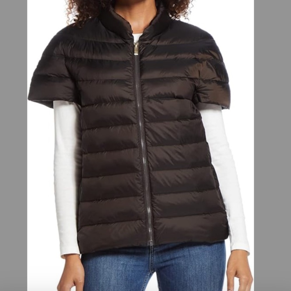 NWT Martha Stewart puffer vest. Chocolate brown never worn. So soft and cozy.